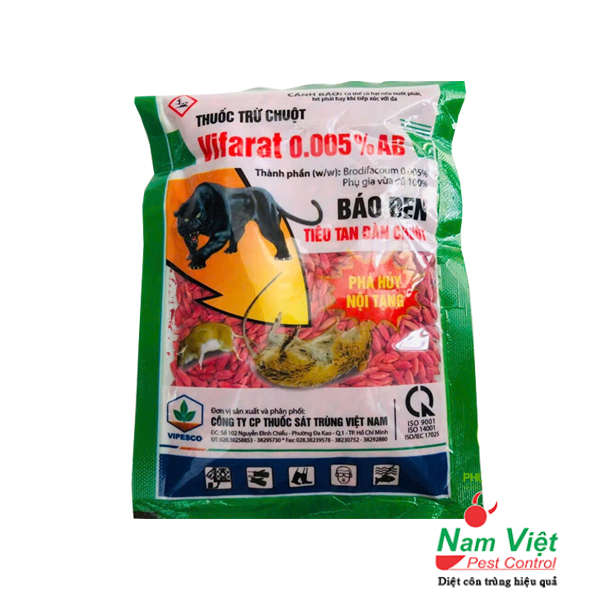 THUỐC TRỪ CHUỘT - VIFARAT - GÓI 100G